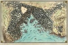 D&D Game Mat: Baldur's Gate